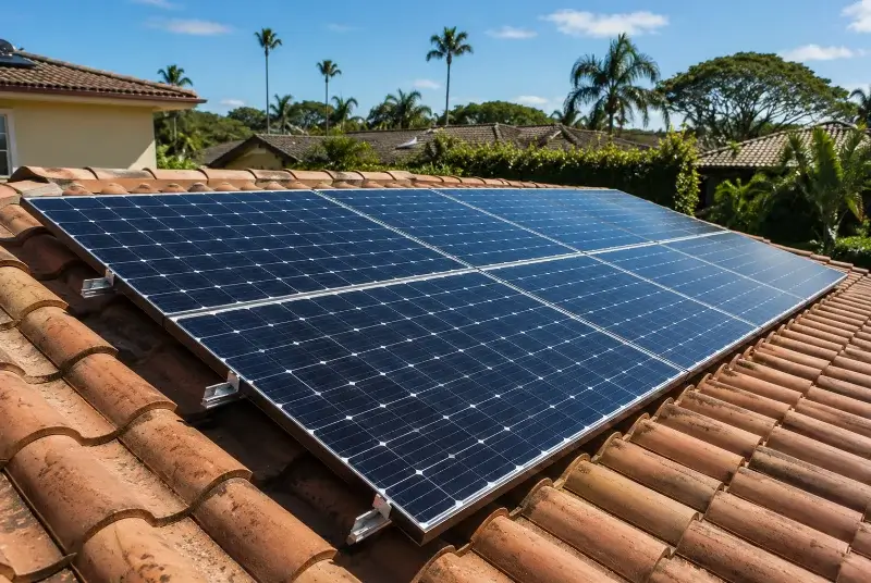 Installation de panneaux solaires à la Chapelle-Neuve